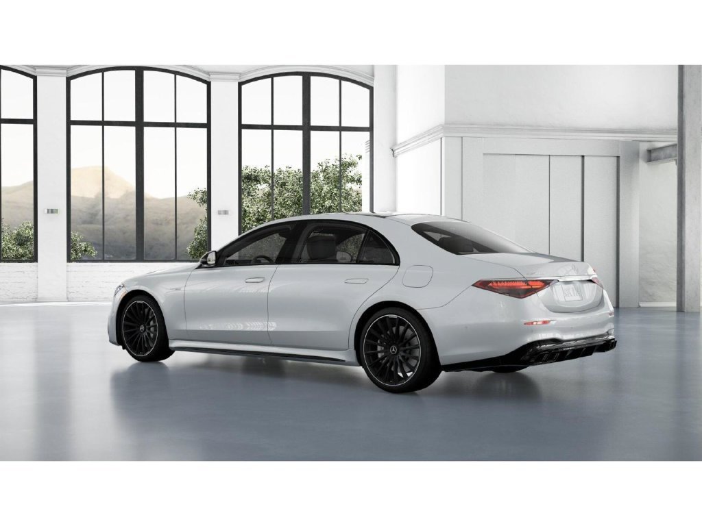 New 2026 MANUFAKTUR Moonlight White Metallic Mercedes-AMG AMG® S 63 E 4MATIC Sedan image 70