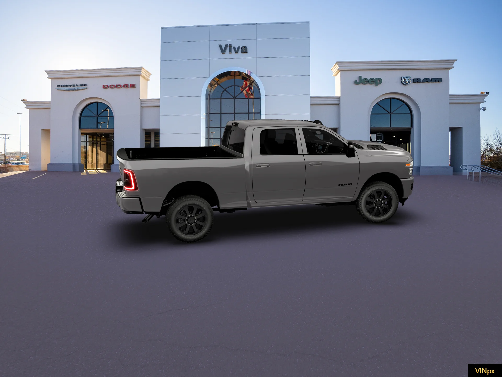 New 2026 Ceramic Gray Clear-Coat Exterior Paint RAM LARAMIE image 27