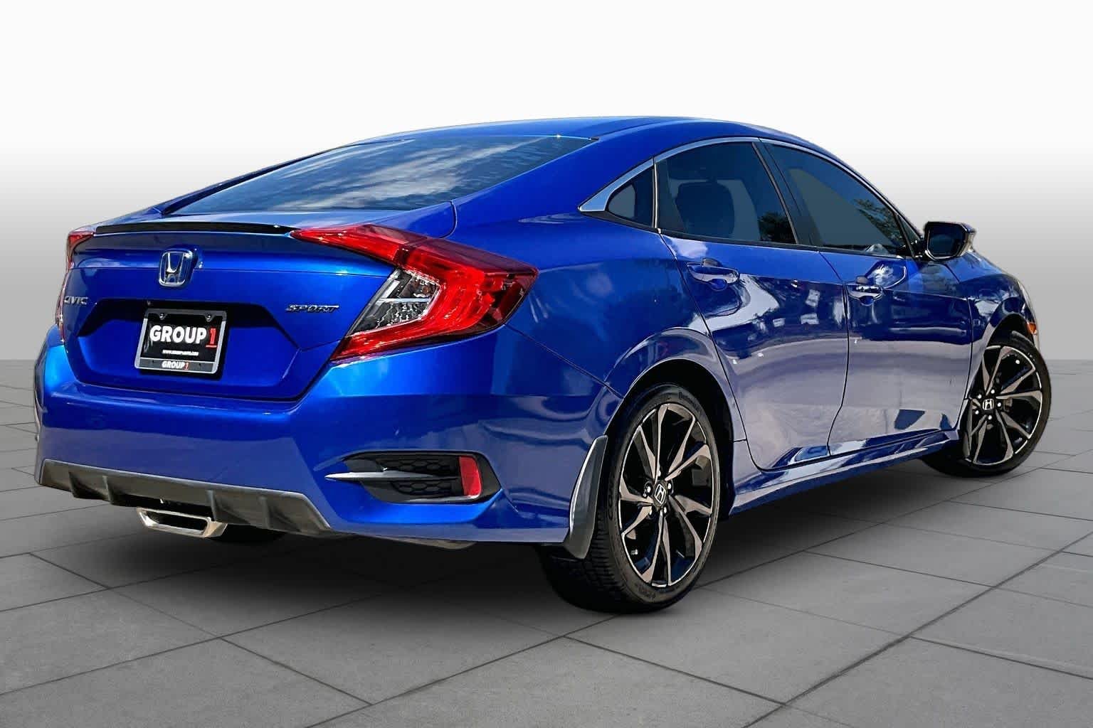 Used 2019 Aegean Blue Metallic Honda Sport image 13