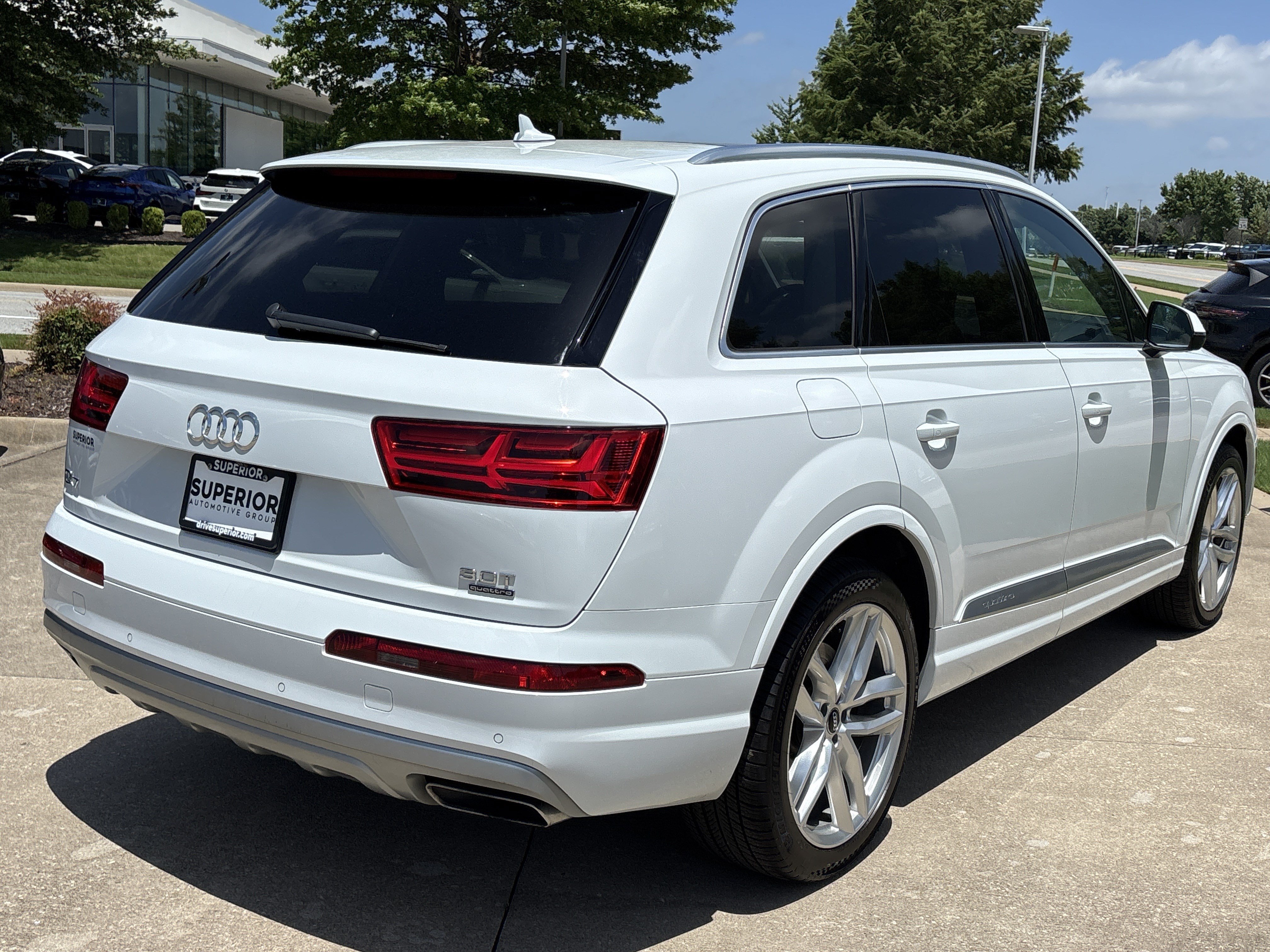 Used 2018 Glacier White Metallic Audi 3.0T Prestige AWD image 3