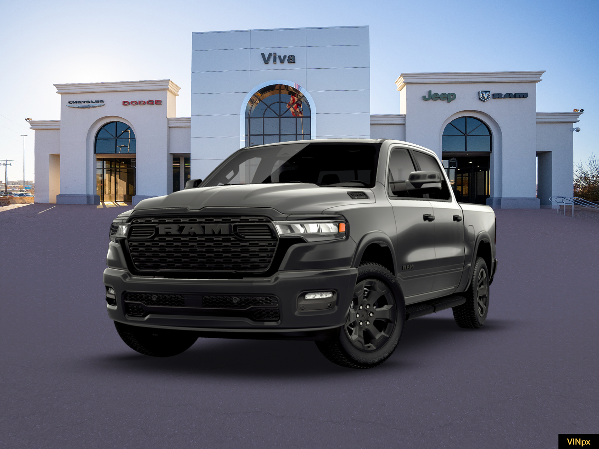 New 2026 Granite Crystal Metallic Clearcoat RAM Big Horn/Lone Star image 1