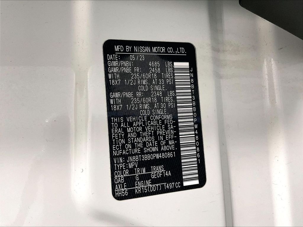 Used 2023 White Nissan SV image 36