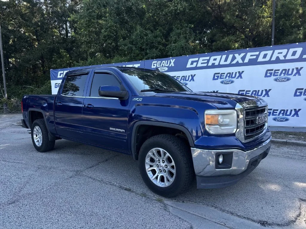 Used 2014 GMC Sierra 1500 SLE with VIN 3GTU2UEC9EG341163 for sale in Waveland, MS