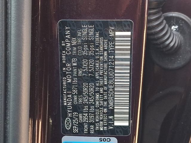 Certified Used 2020 Burgundy Hyundai Limited image 26