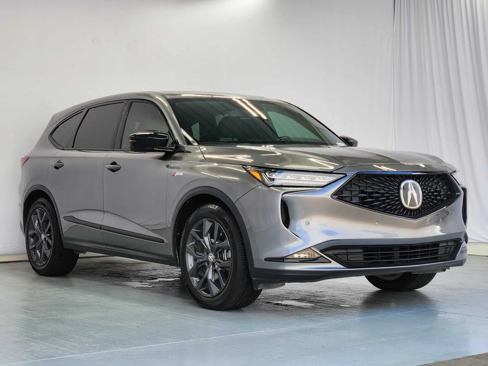 Used 2022 Liquid Carbon Metallic Acura w/A-Spec Package image 3