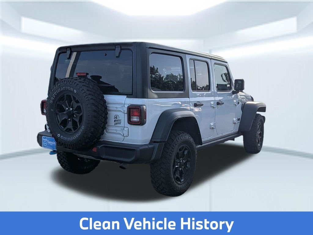 Used 2023 White Jeep Willys 4xe image 4