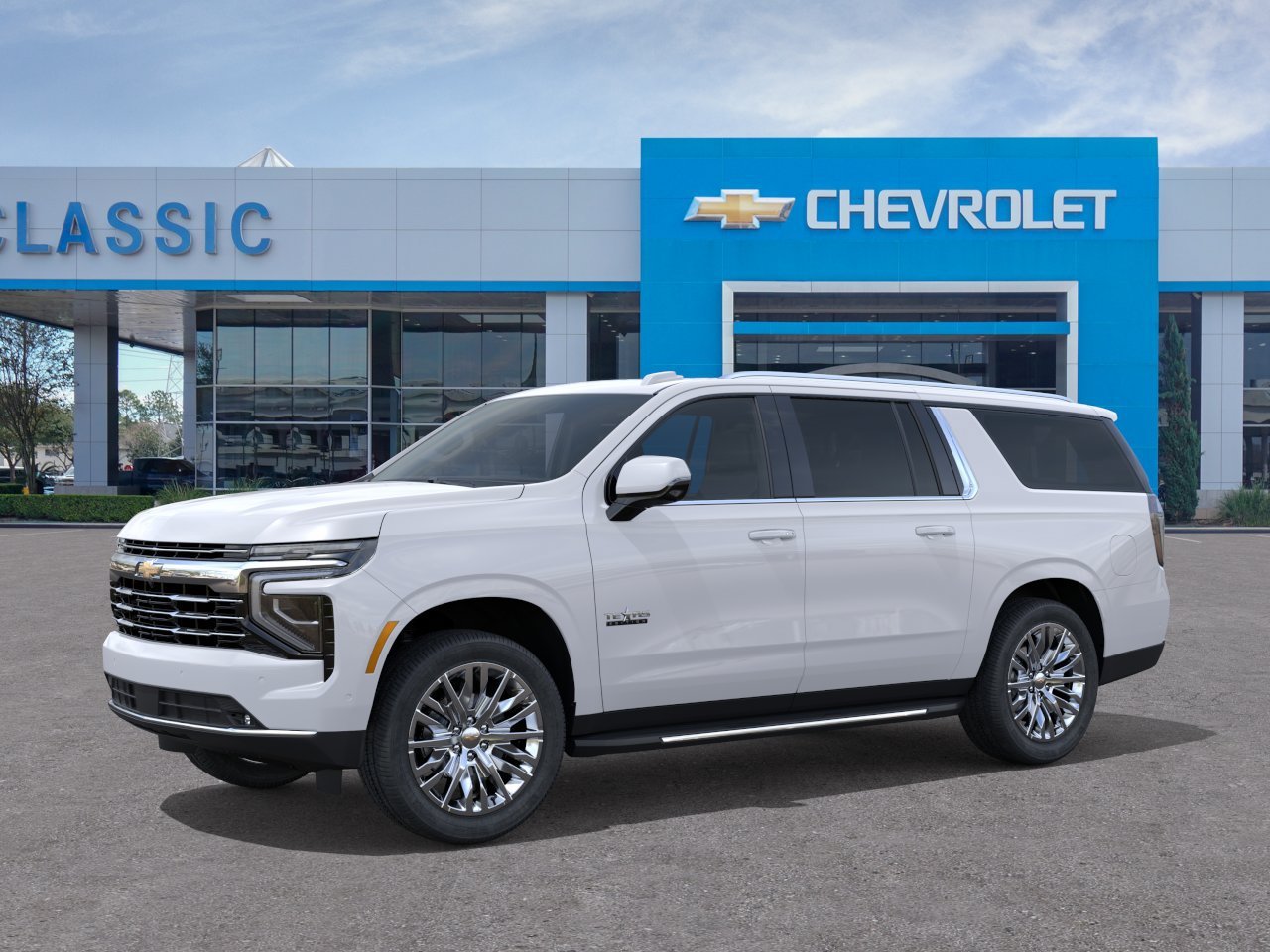 2026 Chevrolet Suburban LT White at Classic Elite Chevrolet Hwy 6