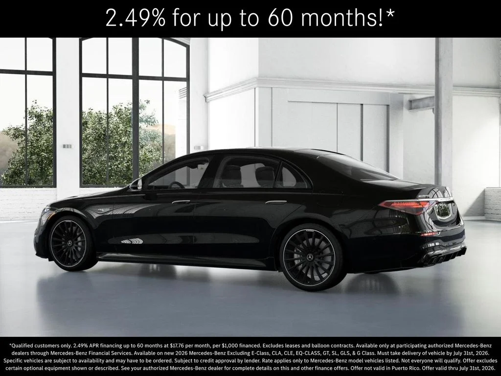 New 2026 Obsidian Black Metallic Mercedes-Benz AMG® S 63 E 4MATIC Sedan image 31