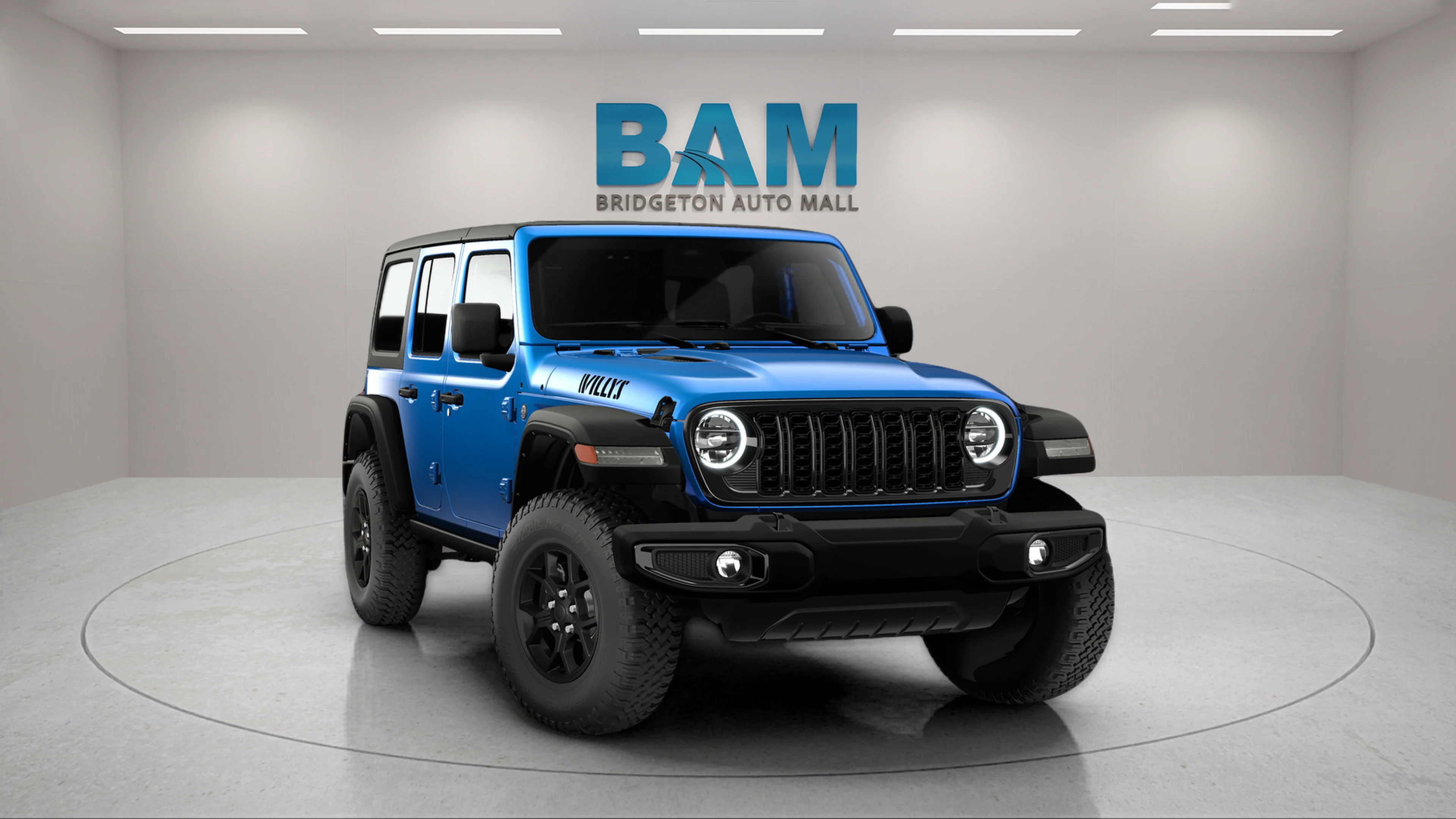 New 2026 Hydro Blue Pearl-Coat Exterior Paint Jeep Willys image 1