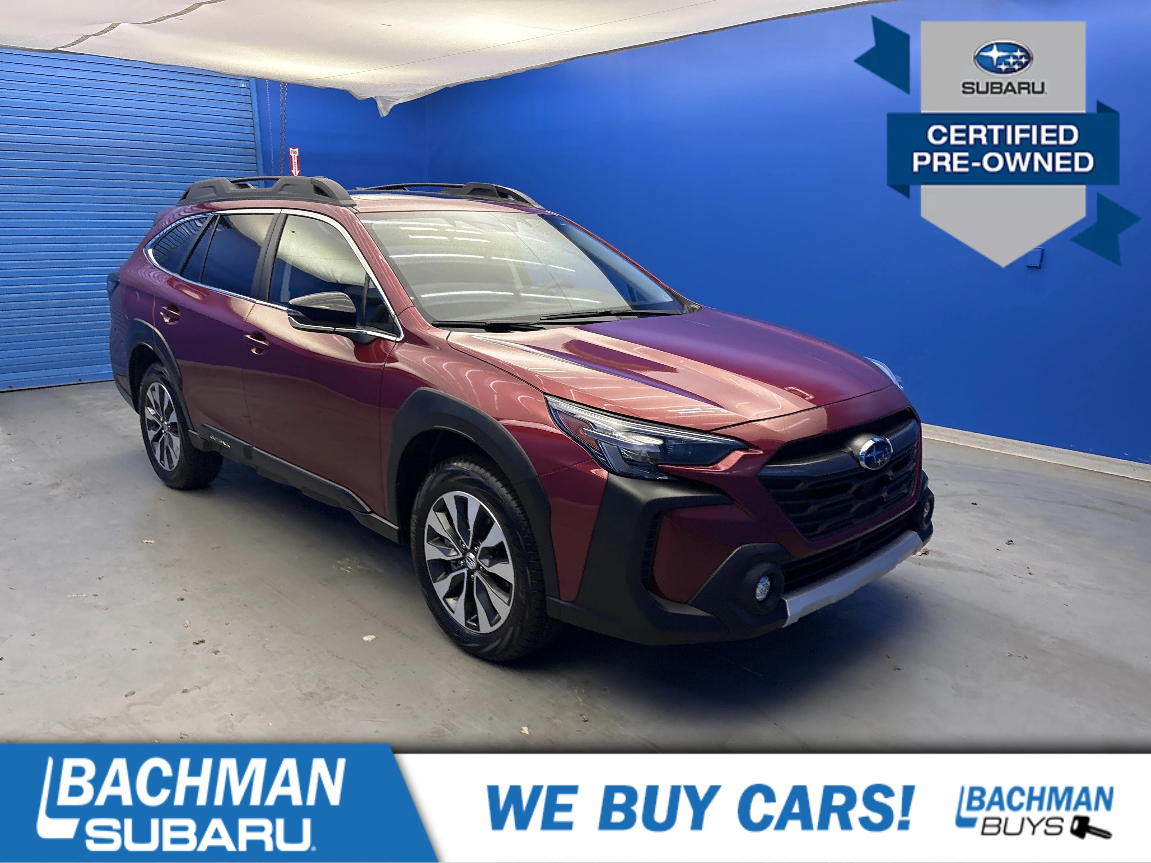 Used 2025 Crimson Red Pearl Subaru Limited image 1