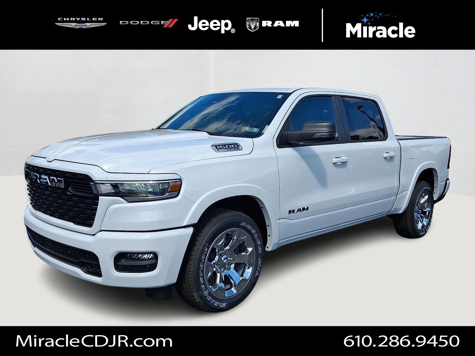 New 2026 Bright White Clearcoat RAM Big Horn image 1