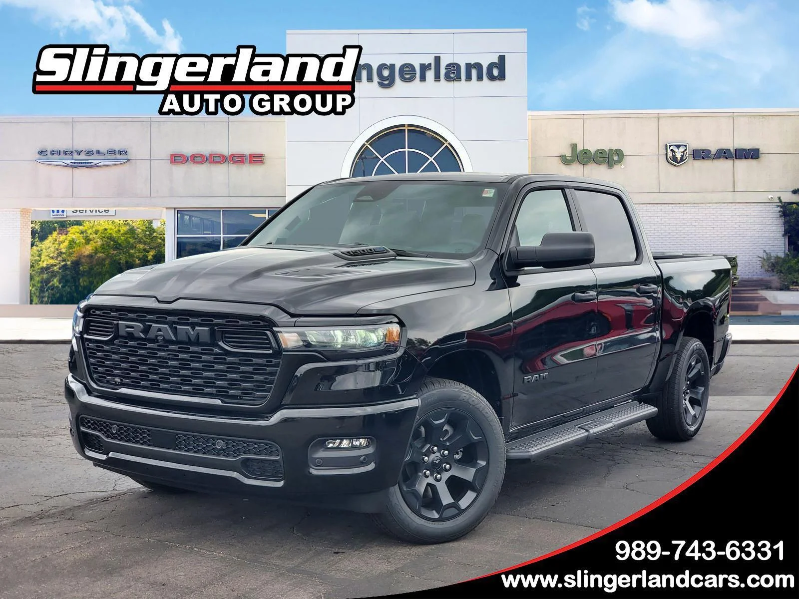 New 2026 Diamond Black Crystal Pearl-Coat Exterior Paint RAM Express image 1