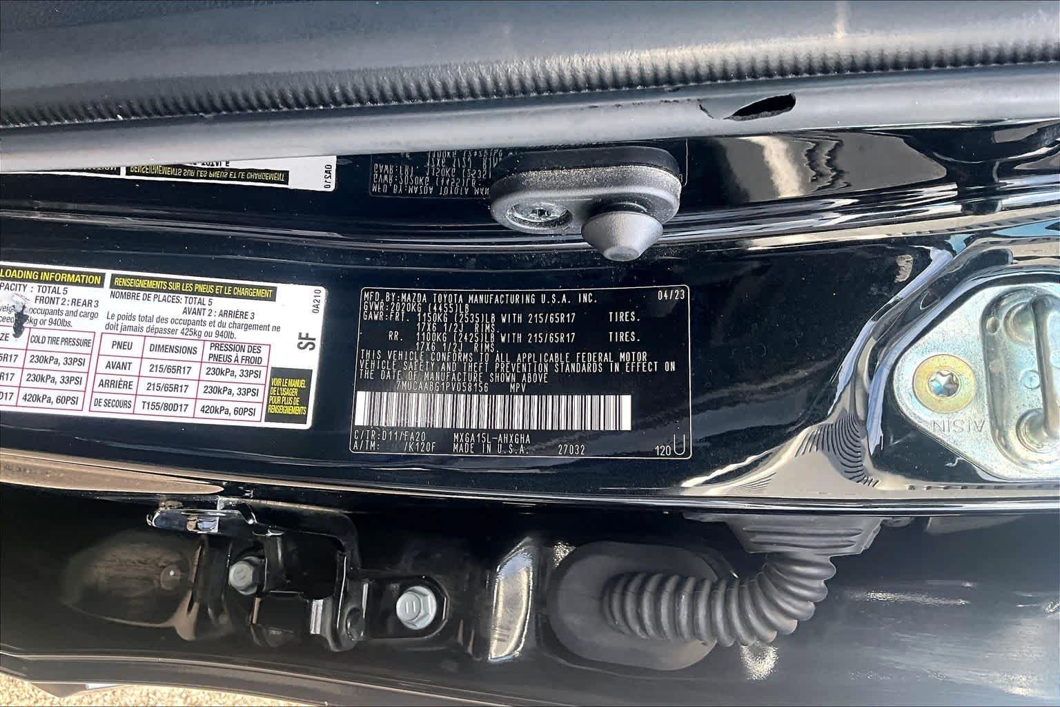 Used 2023 Jet Black Toyota LE image 33