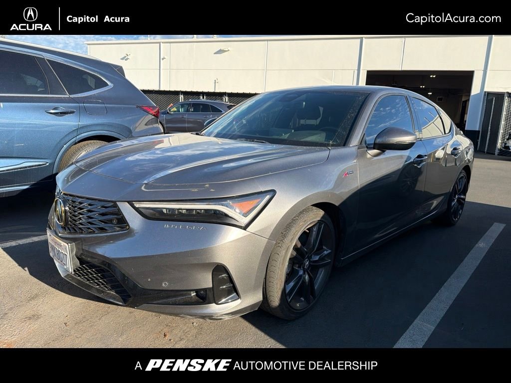 Used 2024 Liquid Carbon Metallic Acura A-SPEC TECH image 1
