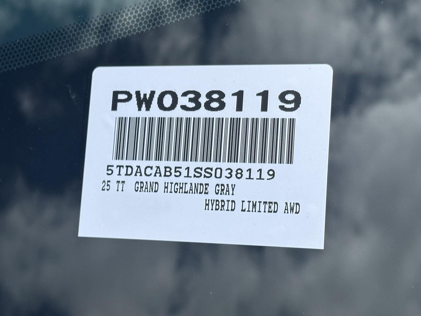 Used 2025 Storm Cloud Toyota Limited image 14