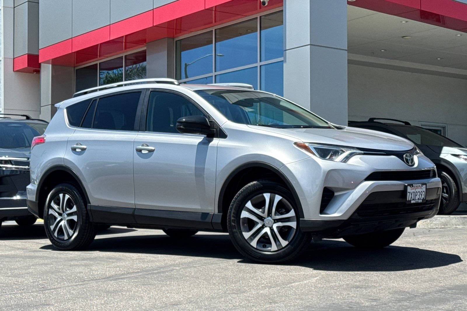 Certified Used 2017 Silver Toyota LE image 2