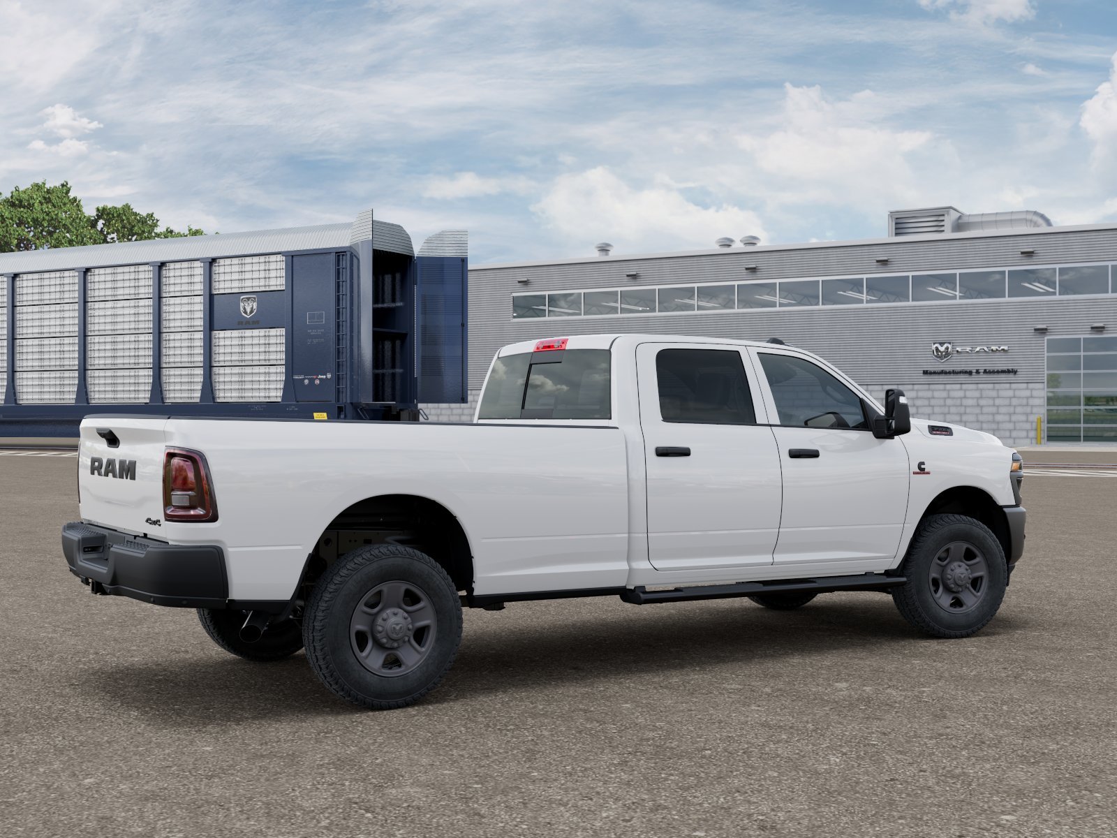 New 2026 Bright White Clear-Coat Exterior Paint RAM Tradesman image 4