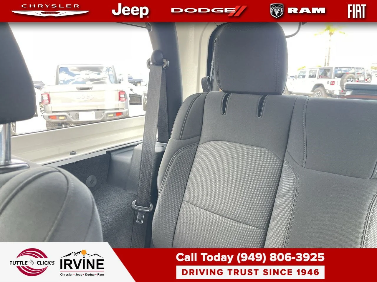 Used 2023 Bright White Clearcoat Jeep Sport image 5
