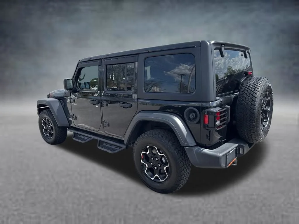 Used 2021 Black Clearcoat Jeep Unlimited Sport S image 3