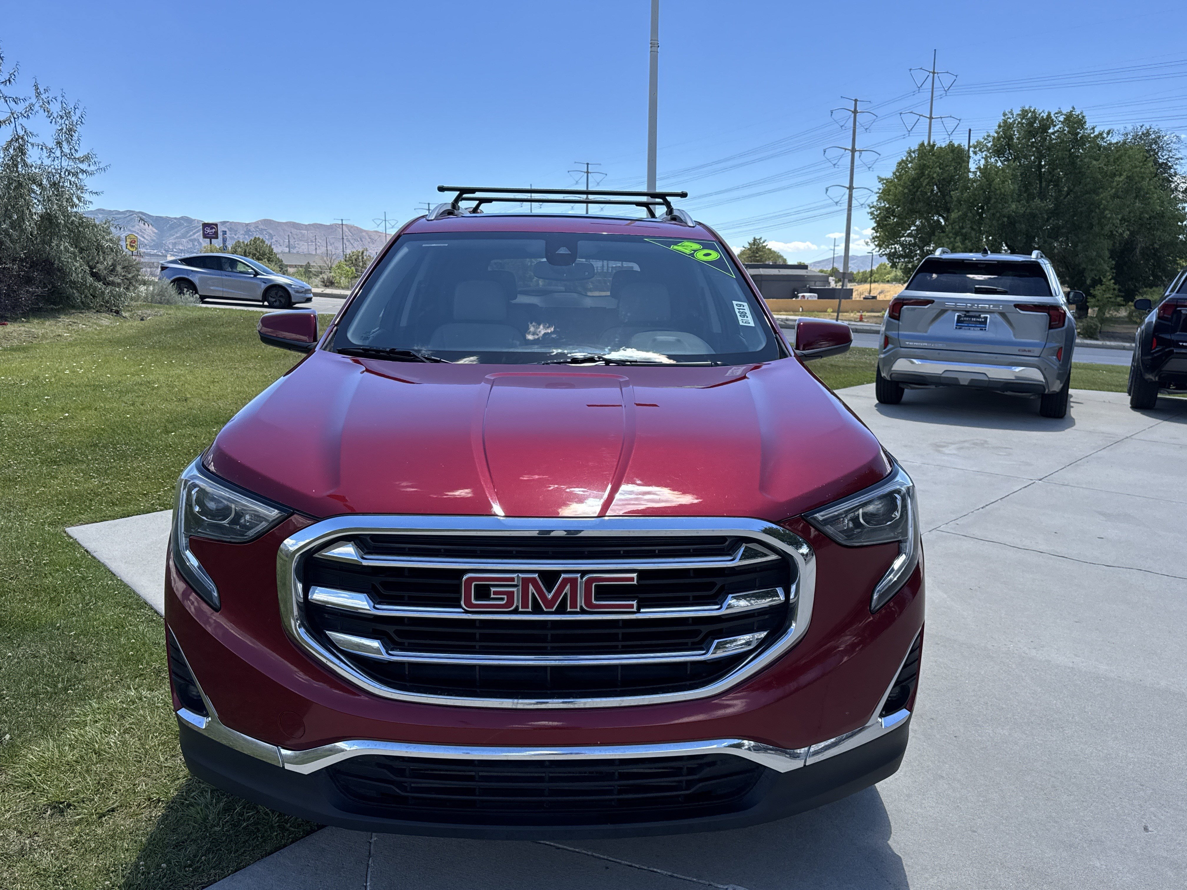 Used 2020 RED QUARTZ TINTCOAT GMC SLT image 8