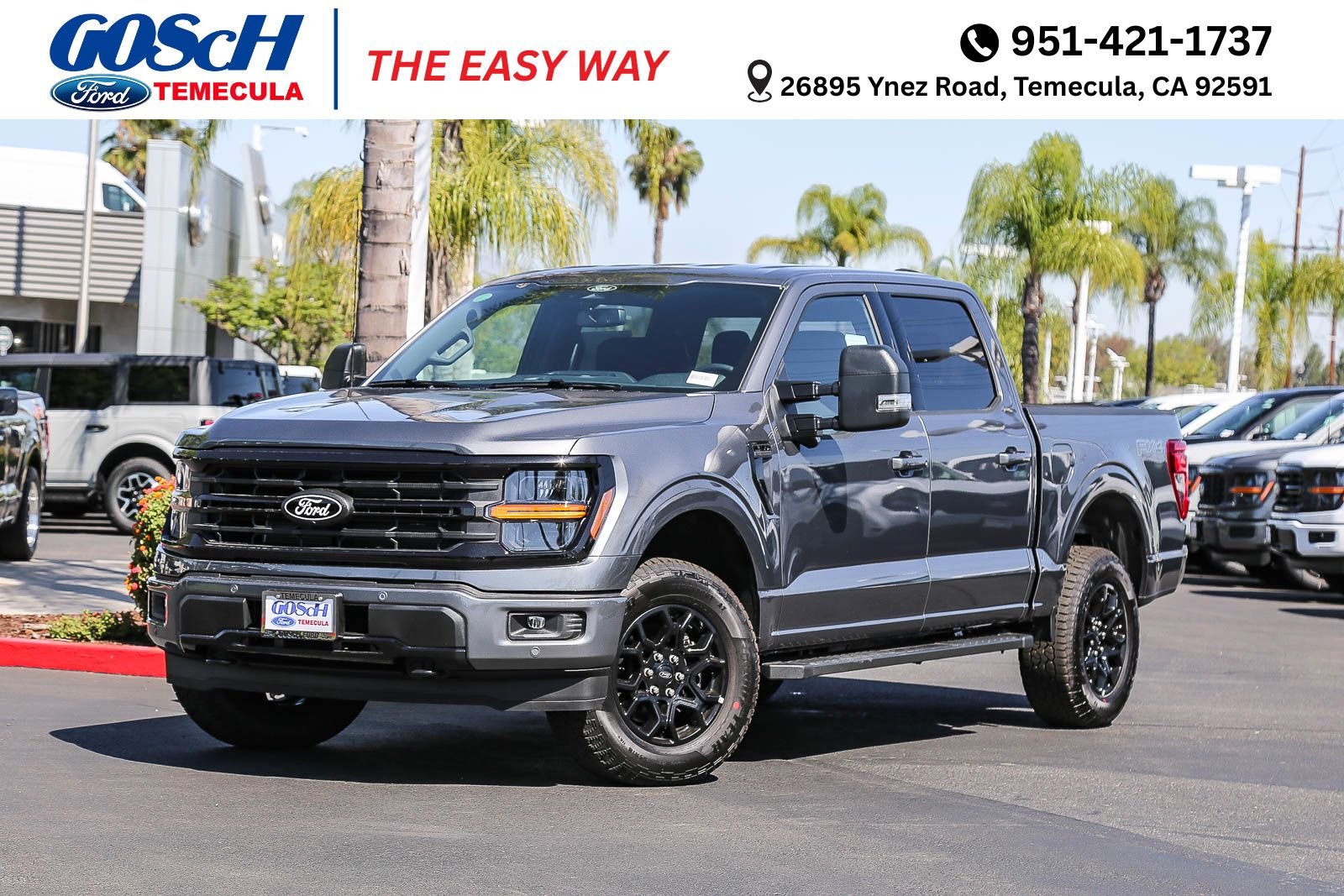New 2026 Carbonized Gray Metallic Ford XLT image 1