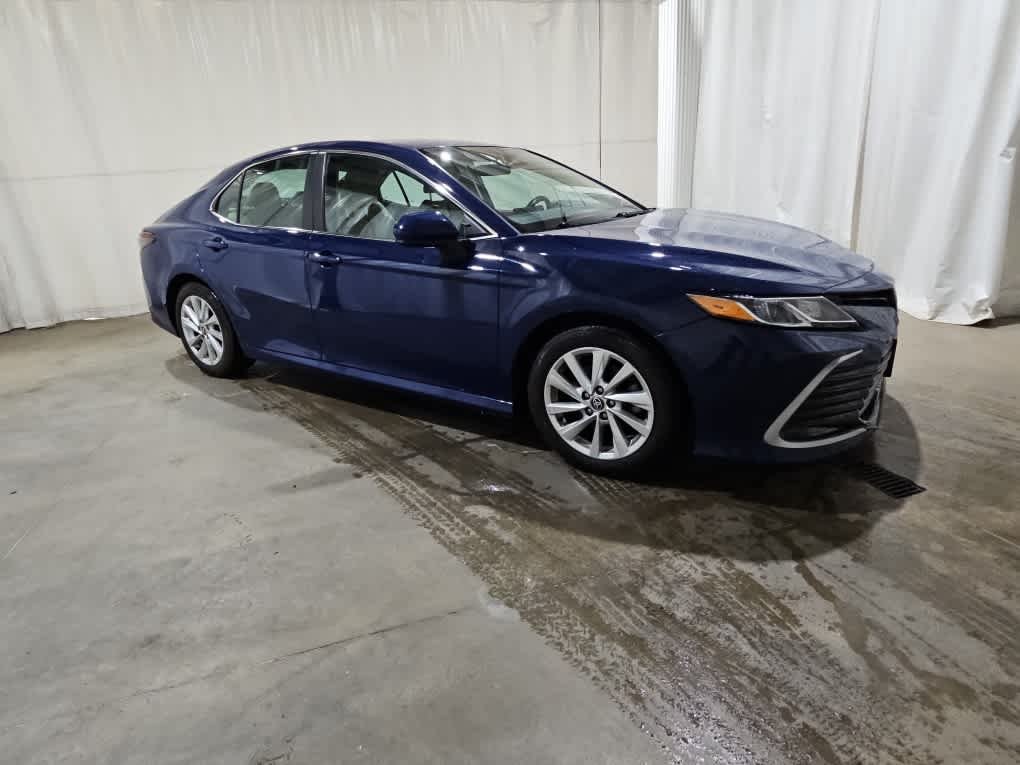 Used 2023 Reservoir Blue Toyota LE image 4
