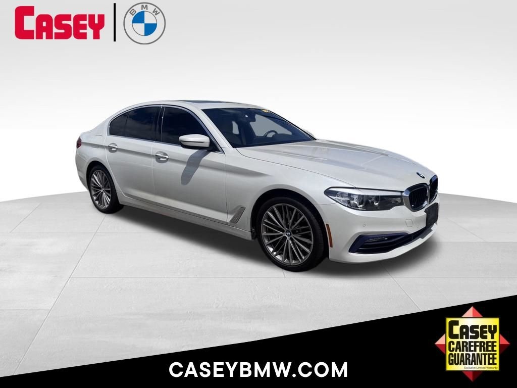 Used 2018 Mineral White Metallic BMW 530i xDrive image 1