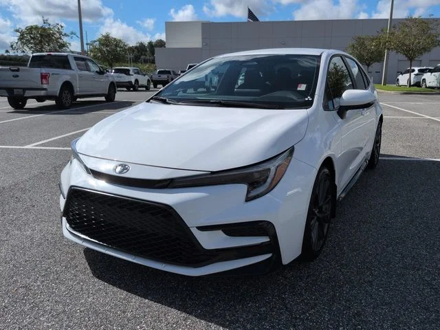 Certified Used 2025 White Toyota SE image 8