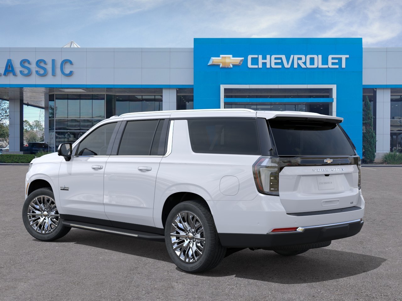 2026 Chevrolet Suburban LT White at Classic Elite Chevrolet Hwy 6