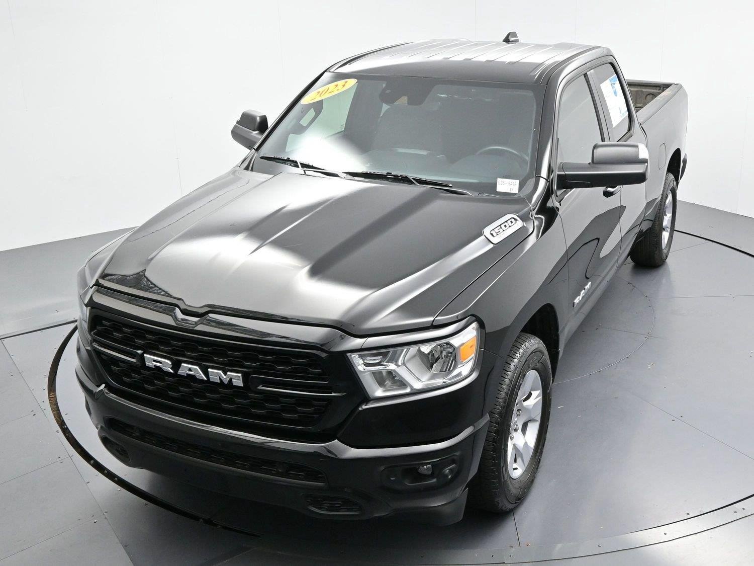 Used 2023 Diamond Black Crystal Pearlcoat Ram Big Horn image 37