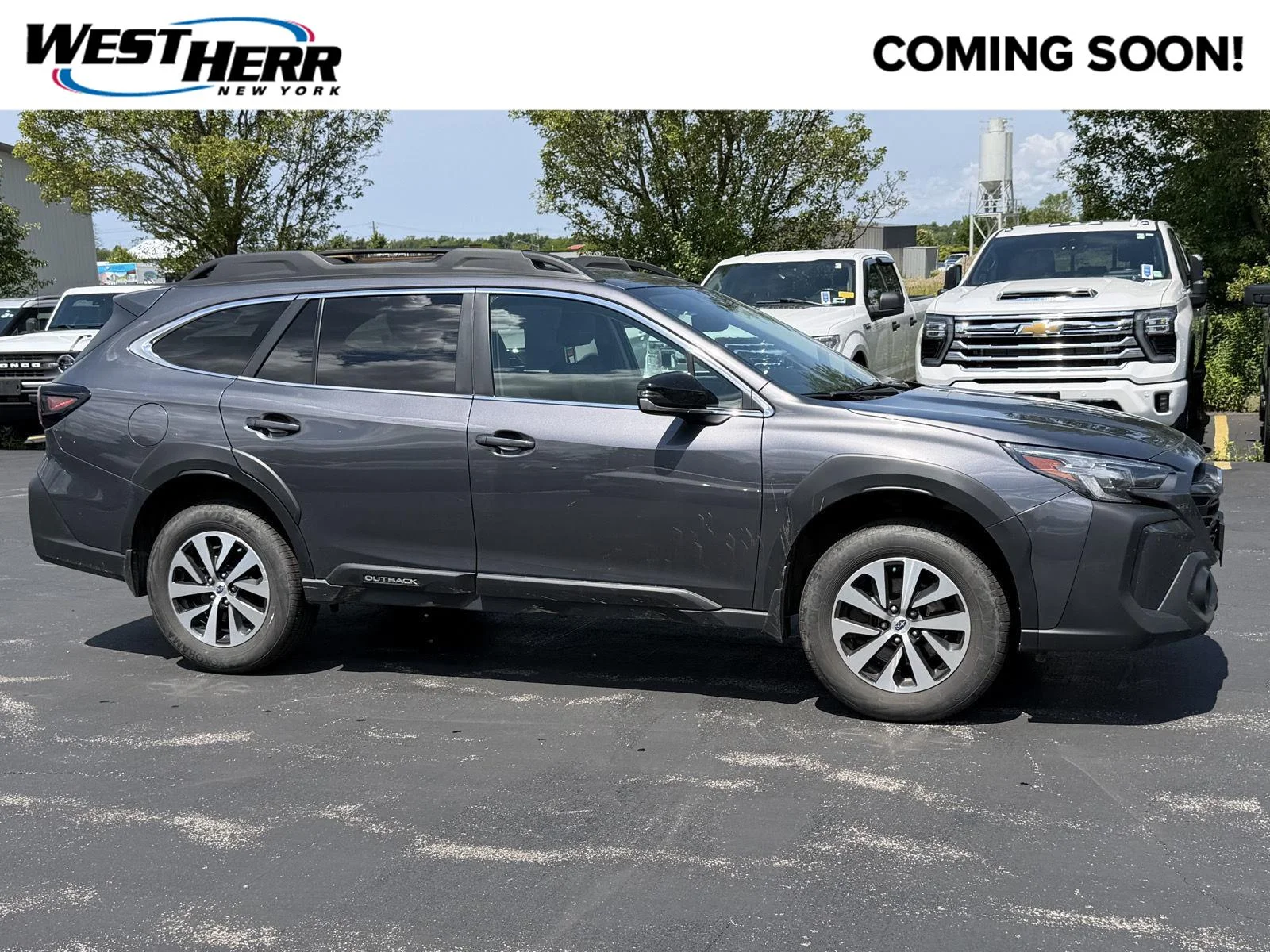 Used 2025 Magnetite Gray Metallic Subaru Premium image 1