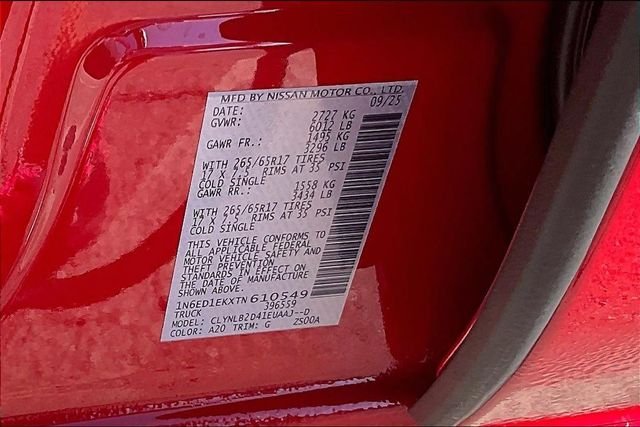 Used 2026 Red Nissan SV image 33