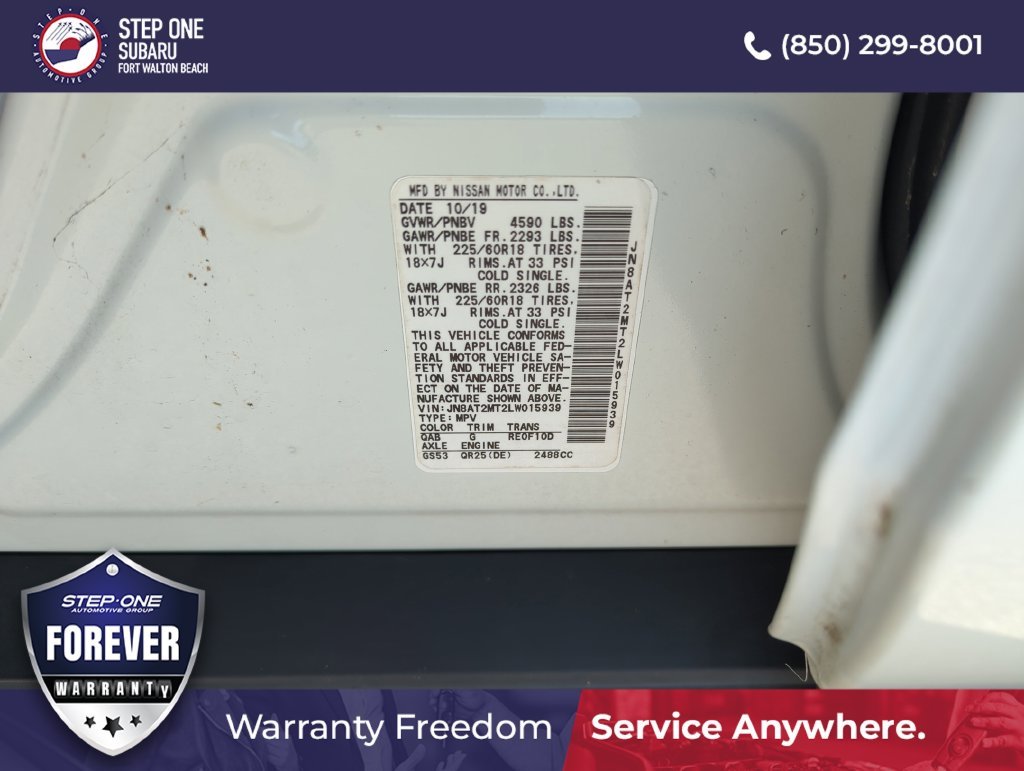 Used 2020 White Nissan SV image 39