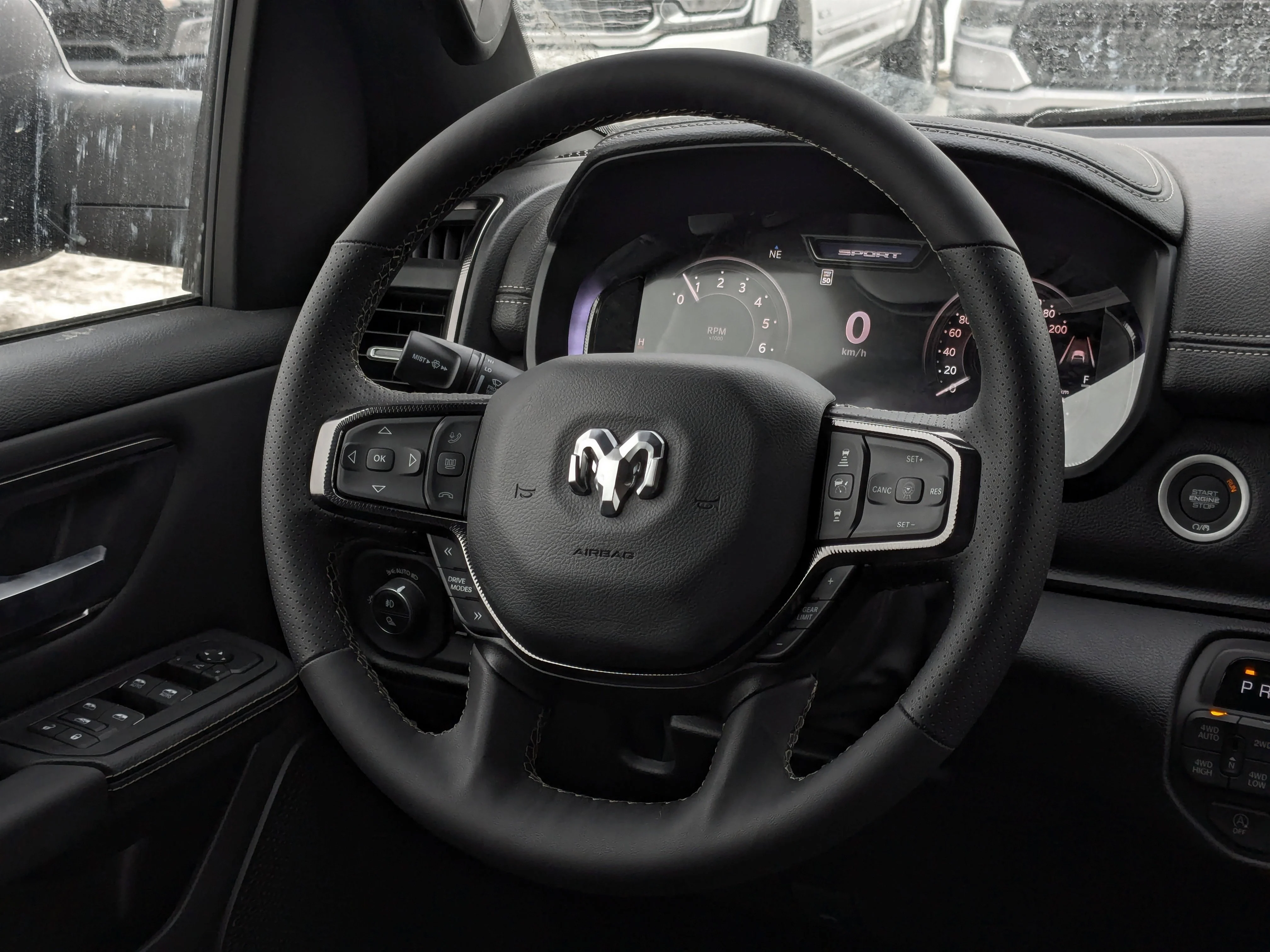 New 2026 Black RAM Sport - 360 Parking Cams - Adaptive Cruise - 12 Display Uconnect 5 W Nav & Tons More! image 17