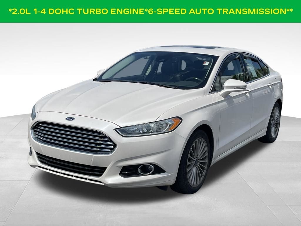 Used 2013 White Platinum Clearcoat Metallic Ford Titanium image 3