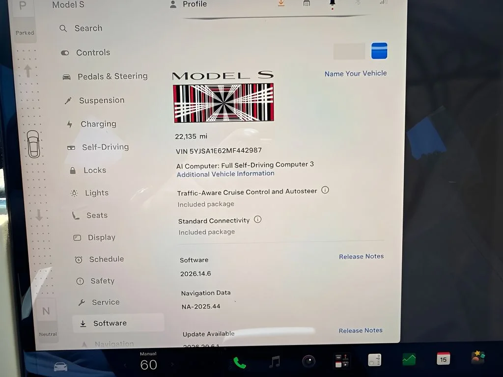 Used 2021 Blue Tesla Plaid image 14