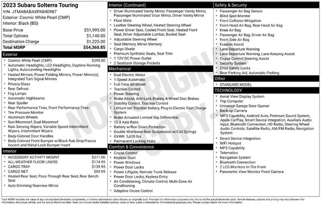 2023 Subaru Solterra Touring