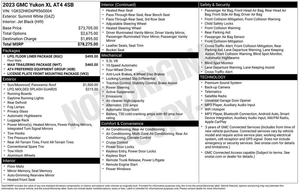 2023 GMC Yukon XL AT4 - Photo 57