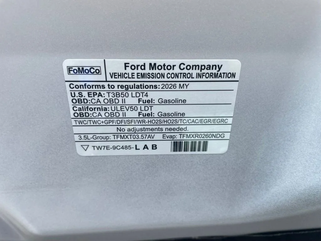 New 2026 Star White Metallic Tri-Coat Ford Lariat® image 35