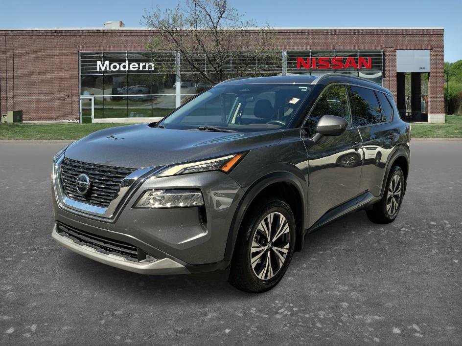Used 2021 Gun Metallic Nissan SV image 1