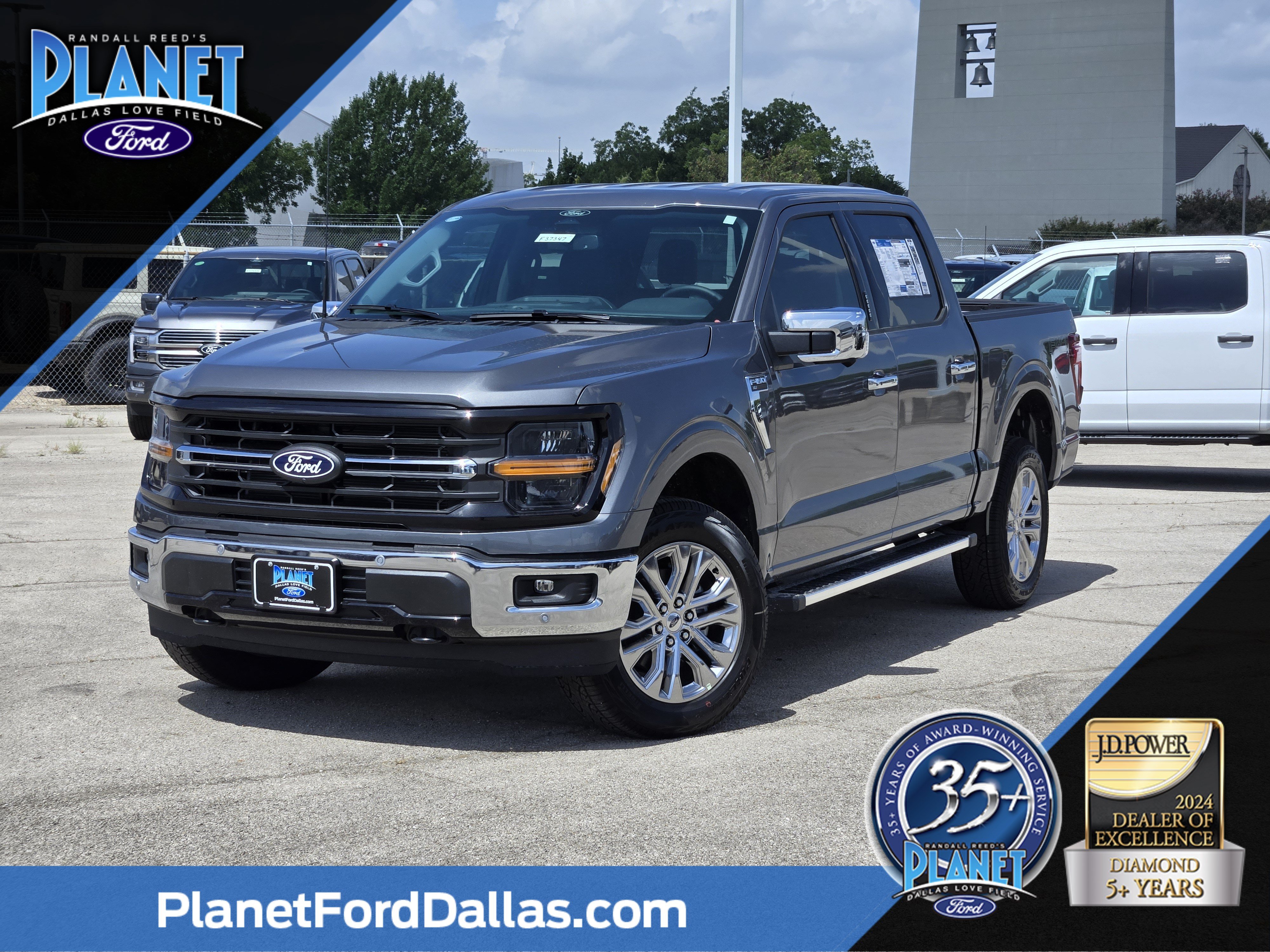 New 2026 Carbonized Gray Metallic Ford XLT image 1