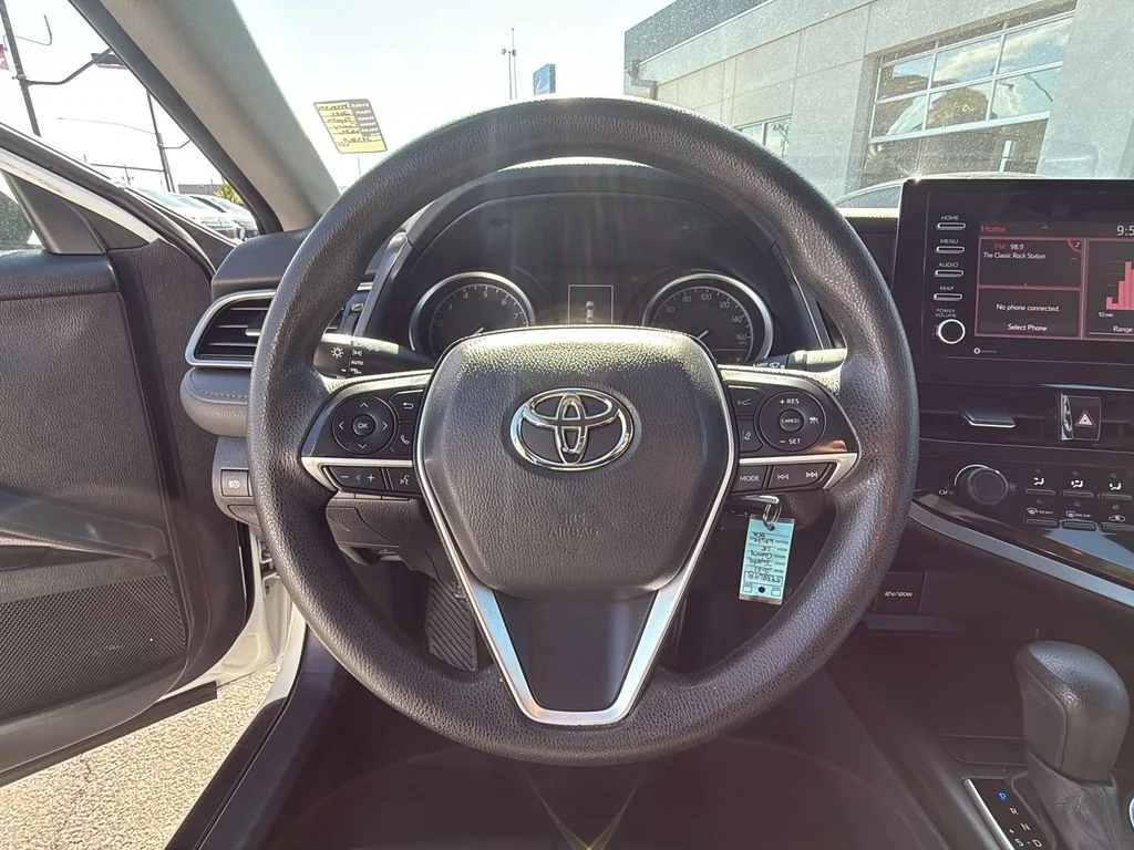 Used 2021 Super White Toyota LE image 16