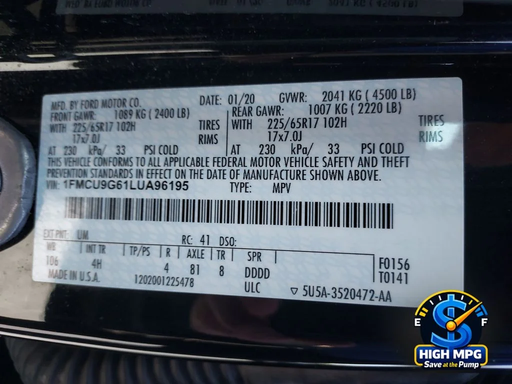 Used 2020 Black Ford SE image 22