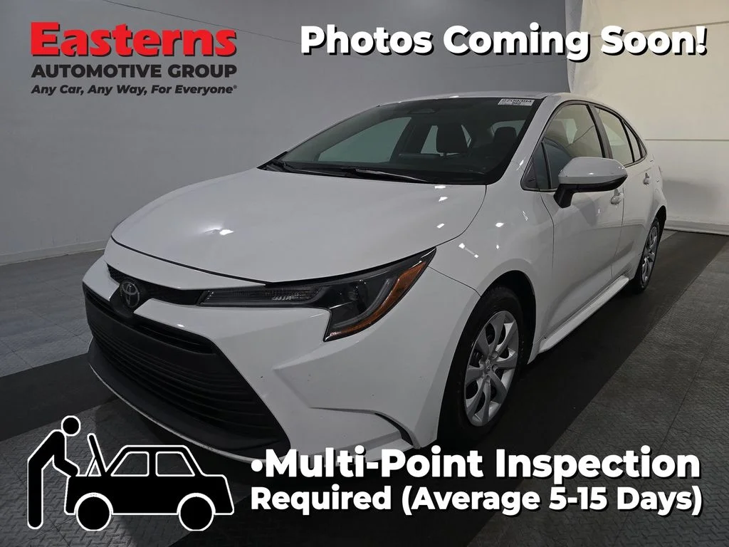 Used 2024 White Toyota LE image 1