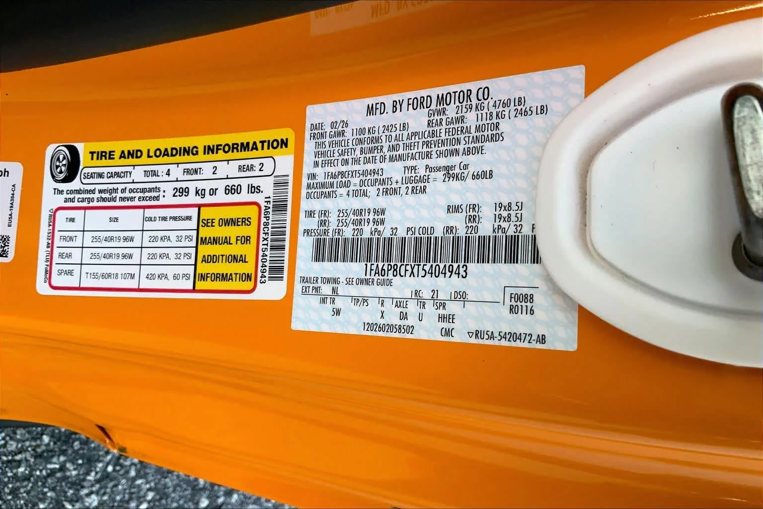 Certified Used 2026 Orange Fury Ford GT Premium image 29