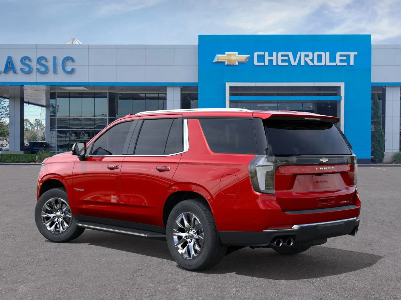2026 Chevrolet Tahoe Premier Red at Classic Elite Chevrolet Hwy 6