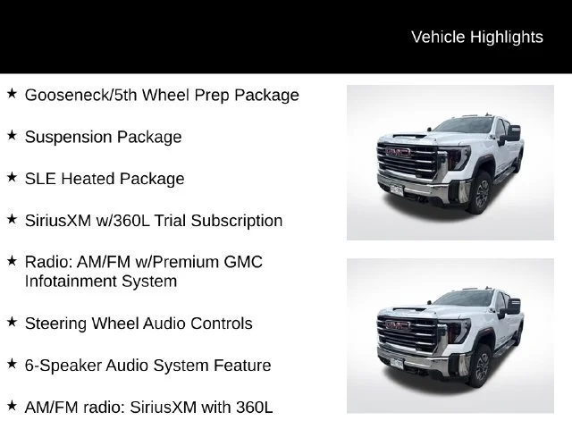 Used 2025 White GMC SLE image 12