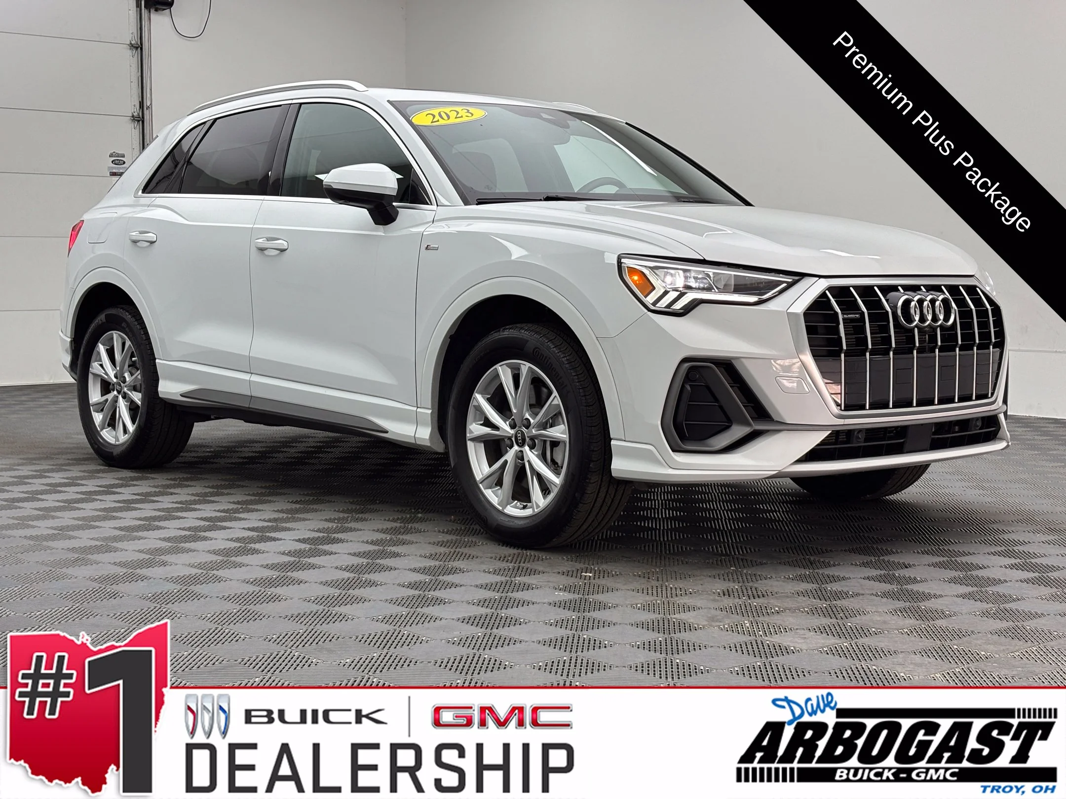 Used 2023 Glacier White Audi Premium Plus image 1
