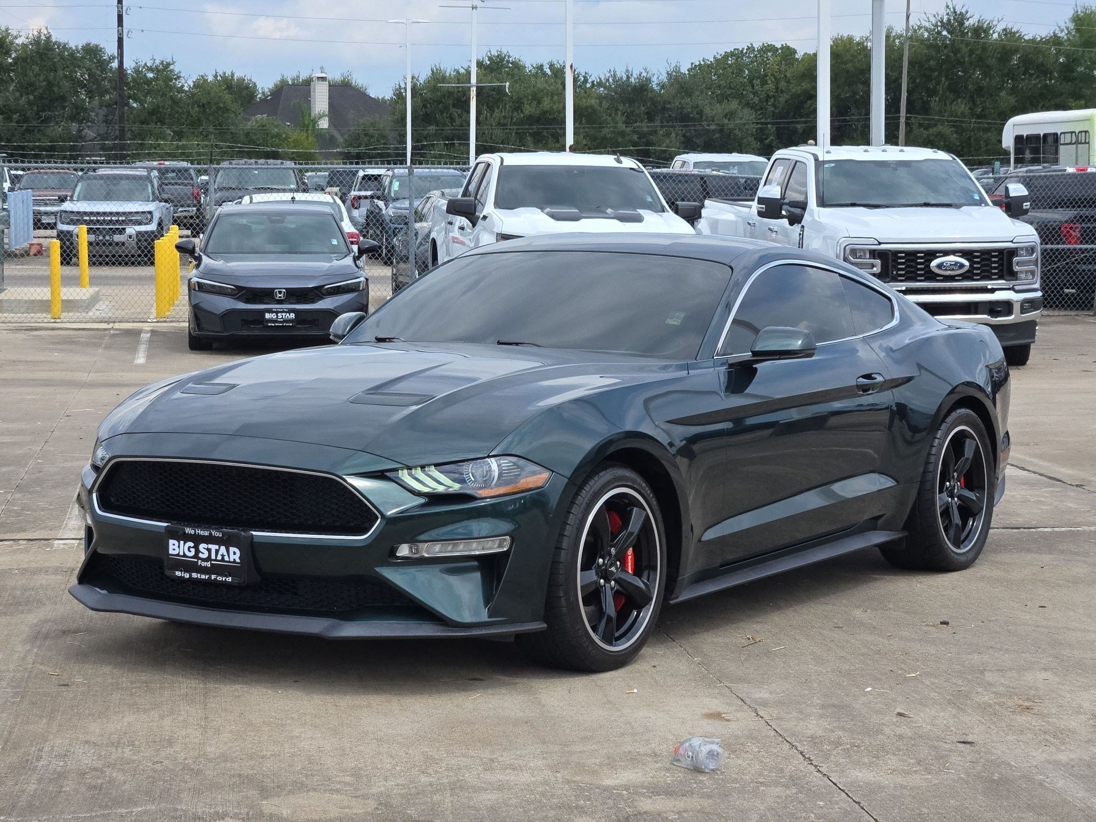 Used 2019 Dark Highland Green Metallic Ford Bullitt image 6