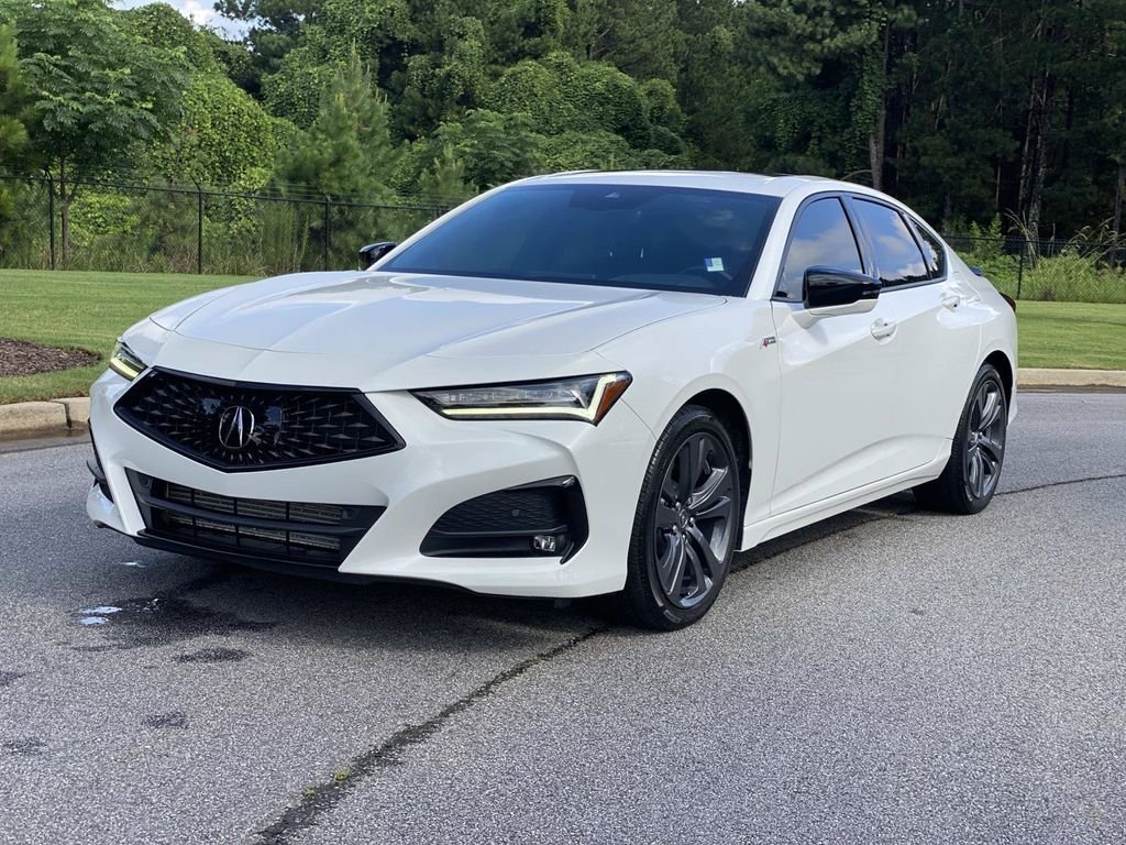 Certified Used 2022 Platinum White Pearl Acura A-Spec Package image 9